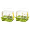 Bird Travel Carrier Cage Portable with Standing Perch Small Bird Carrier for Outdoor Adventure Cockatiel Parrots Lovebird