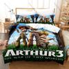 Cool Arthur Selenia Betameche Arthur et les Minimoys Duvet Cover Set 1 Duvet Cover 2 Pillowcases Fairy Tale Cartoon Bed Linens G
