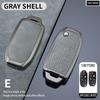 Zinc Alloy + Leather Car Key Case Cover Holder Shell Fob For VOLVO S60 S80 V70 XC70 XC90 Car Remote Interior Accessories