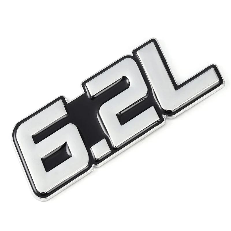 1Pc 3D Metal 4.0L 4.6L 4.7L 5.0L 5.7L 6.0L 6.2L 6.4L 7.0L Car Sticker Rear Trunk Emblem Badge Decals