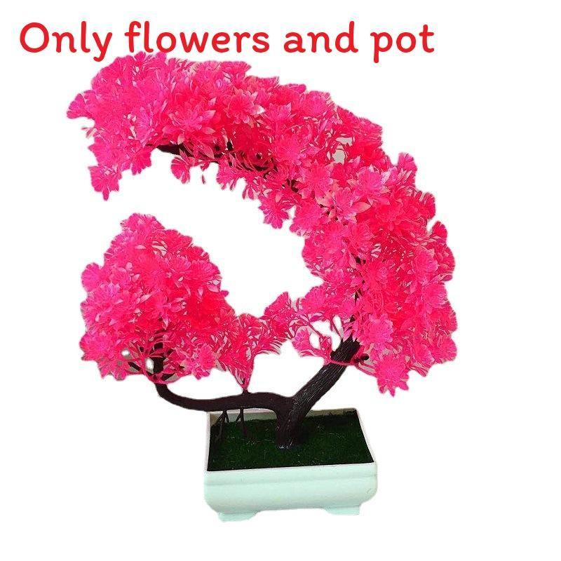 Blumen Künstliche Chrysantheme Grünpflanzen Bonsai Dekoration Schreibtisch