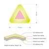 1Pcs Safety Warning Reflective Triangle Sign with Spring Hook Hanging Tag  Night Cycling Riding