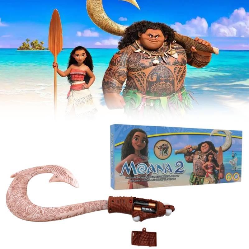 Moana Hook Fish Rod Anime Peripheral Cosplay Prop Toy Model Gift Decoration