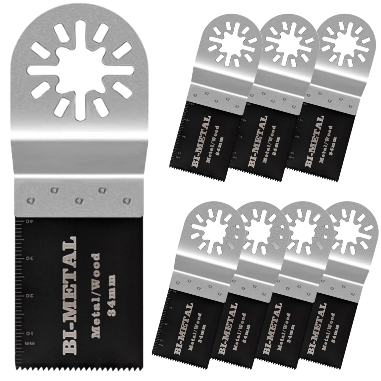 

заміна сумісна з і набір BIM біметалевих багатофункціональних лез, Makita, HiKOKI, Kyocera, 8,