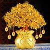 Natural Crystal Wealth Tree Ornament - Money Tree Business Gift