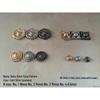Retro Pattern Button-Shaped Alloy Punk Stud Rivets for DIY Jewelry and Accessories