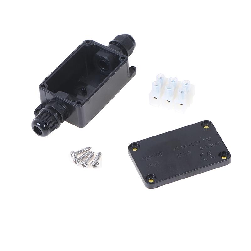 Connettore Cavo Impermeabile per Esterno IP66 a 2 Vie Scatola di Giunzione con Terminale 450V