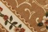 IKEHIKO Hallway Rug, Floral Pattern, Elegance, Water-Repellent, Campbell Beige, Approx. 60 X 340cm #4730119