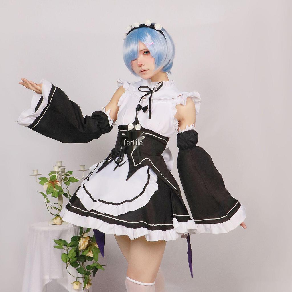Re:Zero - Rem & Ram Cosplay Costume from Mist City