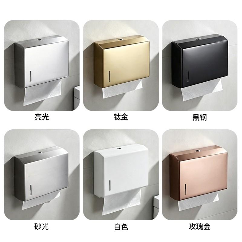 Stainless Steel Wall-Mounted Tissue Dispenser Hotel Bathroom Commercial Use 304 Grade Waterproof Lockable