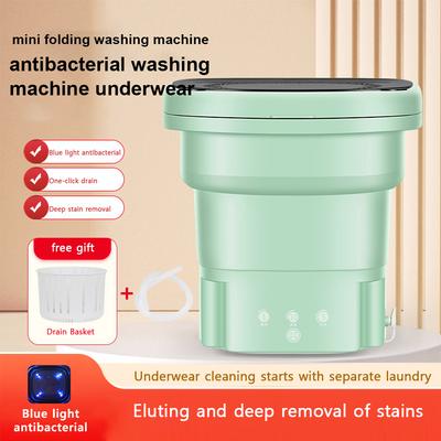 5L Portable Washing Machine Underwear With Dryer Bucket Socks Clothes Washing Machine Camping Foldable Mini Washing Machine Home Appliance