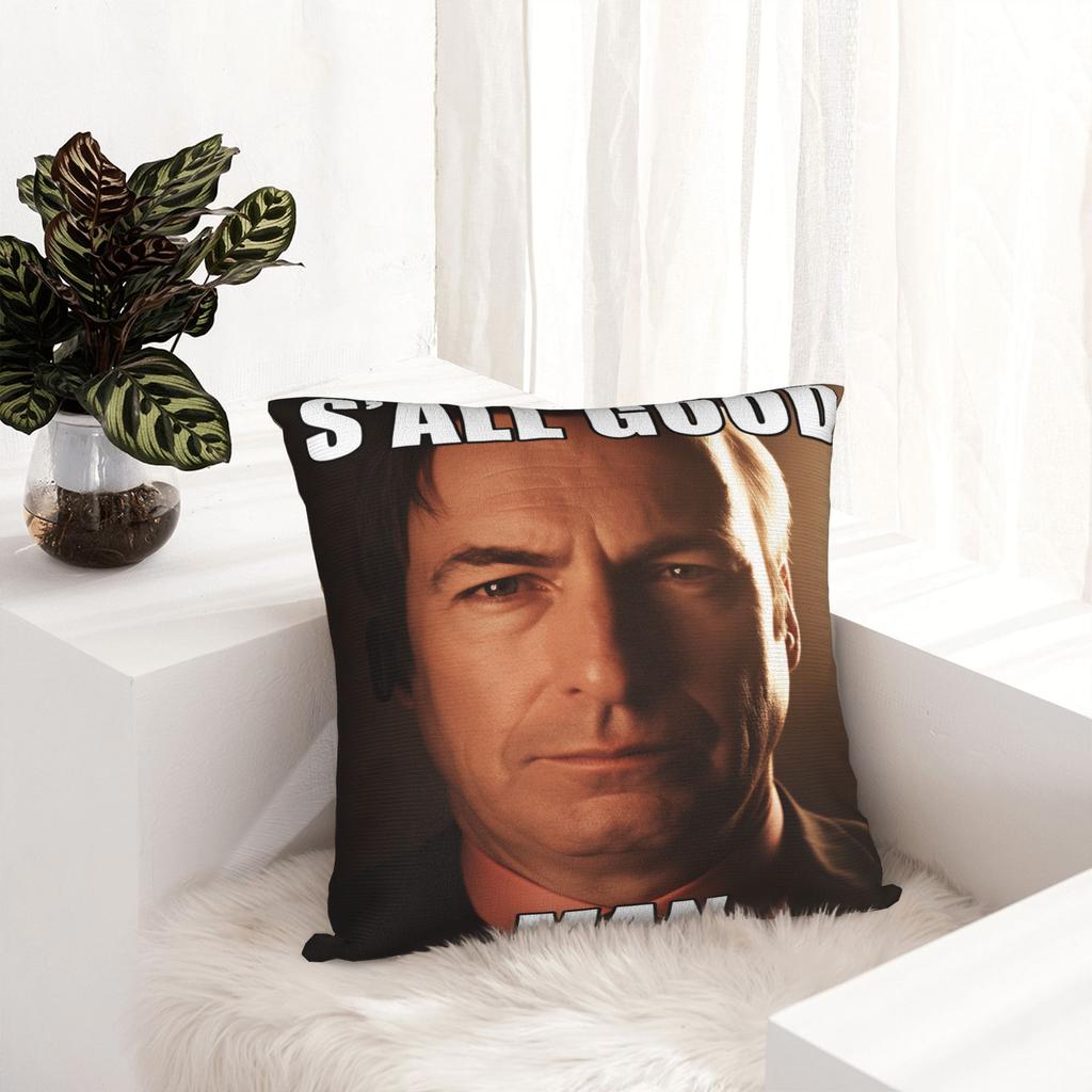 Saul Goodman Actor Pillow Cover Breaking Bad Graphic Cushion Cover Novelty Pillow Case For Sofa Home Decor