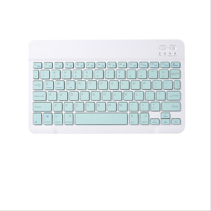 Portable Wireless Bluetooth Keyboard for Tablets, Phones, and Computers - Compact 7 To 10 Inch Size