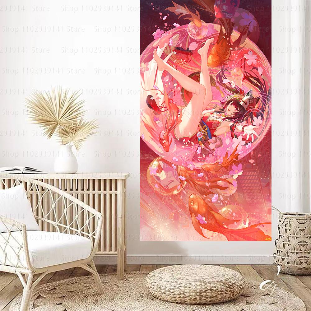 90x150cm Anime Honkai: Star Rail Sparkle Tapestry Kawaii Decorate Wall Tapestry Cute Gift Flags Anime Hanging Pictures 120x180cm