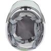 DIC AA11EVO-CSW Helmet with Ventilation, Clear Visor, Protective Shield, Styrofoam Liner White/Smoke