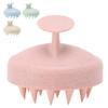 Silicone Scalp Massager Brush Home Portable Hair Washing Shampoo Brush Scalp Exfoliator