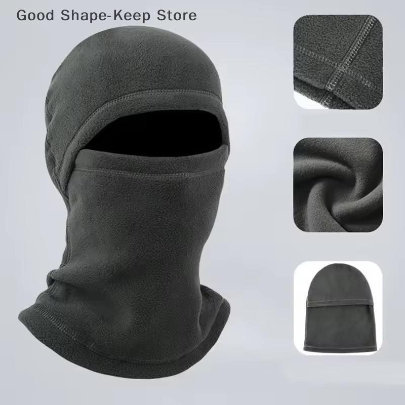 Winter Polar Coral Fleece Balaclava Heren Gezichtsmasker Nekwarmer Mutsen Thermische Hoofdbedekking Tactisch Militair Sport Sjaal Ski Mutsen