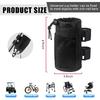 Cup Holder for Bike, Oxford Cycling Drink Holder with Mesh Pocket and Cord Lock, Universal Water Bottle Organizer for Scooter Wheelchair Handlebar,