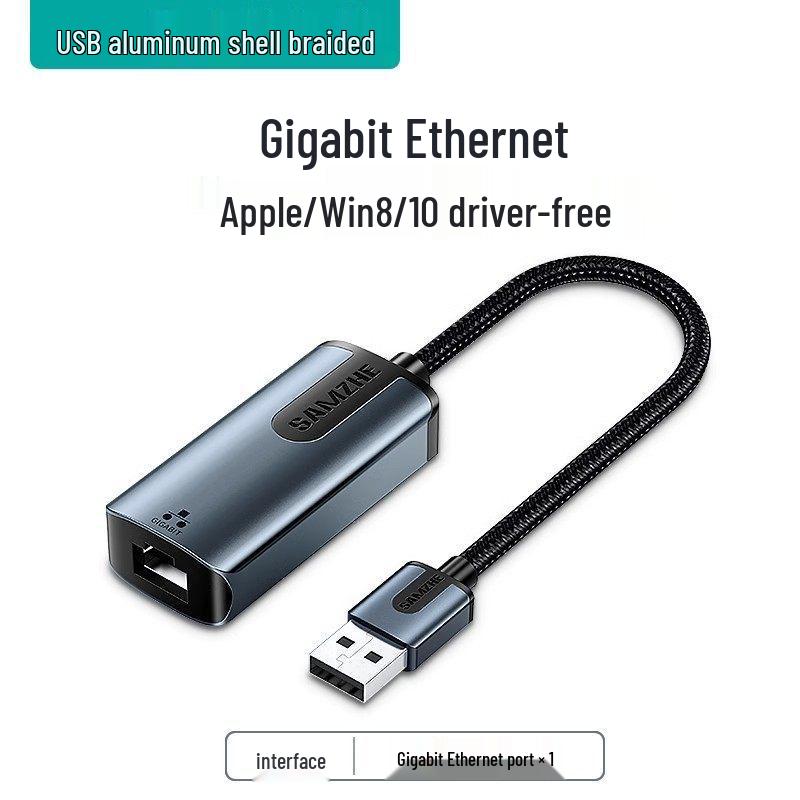 Shan Ze Type-C USB to Gigabit Ethernet Wired Network Adapter