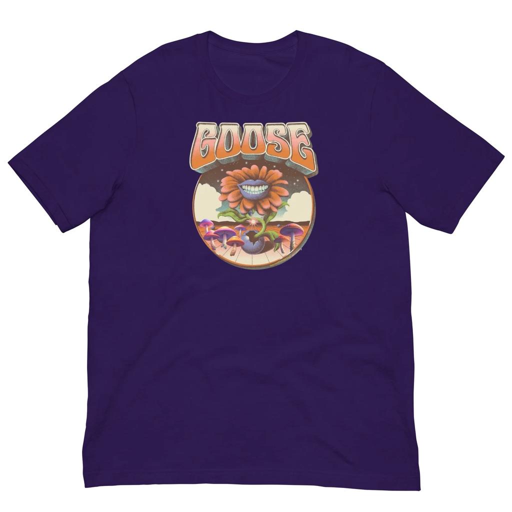 Goose Flowers and Mushrooms Lightweight Comfort T
