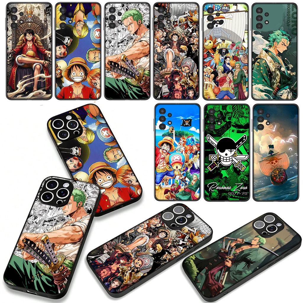 Luffy One Poster Roronoa Zoro Piece Case for Motorola Moto G04 G13 G14 G22 G23 G20 G32 G34 G35 G64 G82 G84 G53 G60 G72 E14 E15