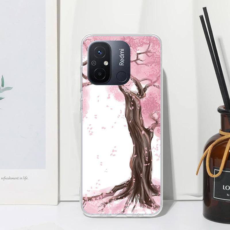 Cherry Blossom Tree Phone Case For Xiaomi Redmi 14C 13 13C 12 12C 10 10A 10C 9 9A 9C 9T 8 8A 7 7A 6A 6 Pro K80 K70 K60 K40 K20 1