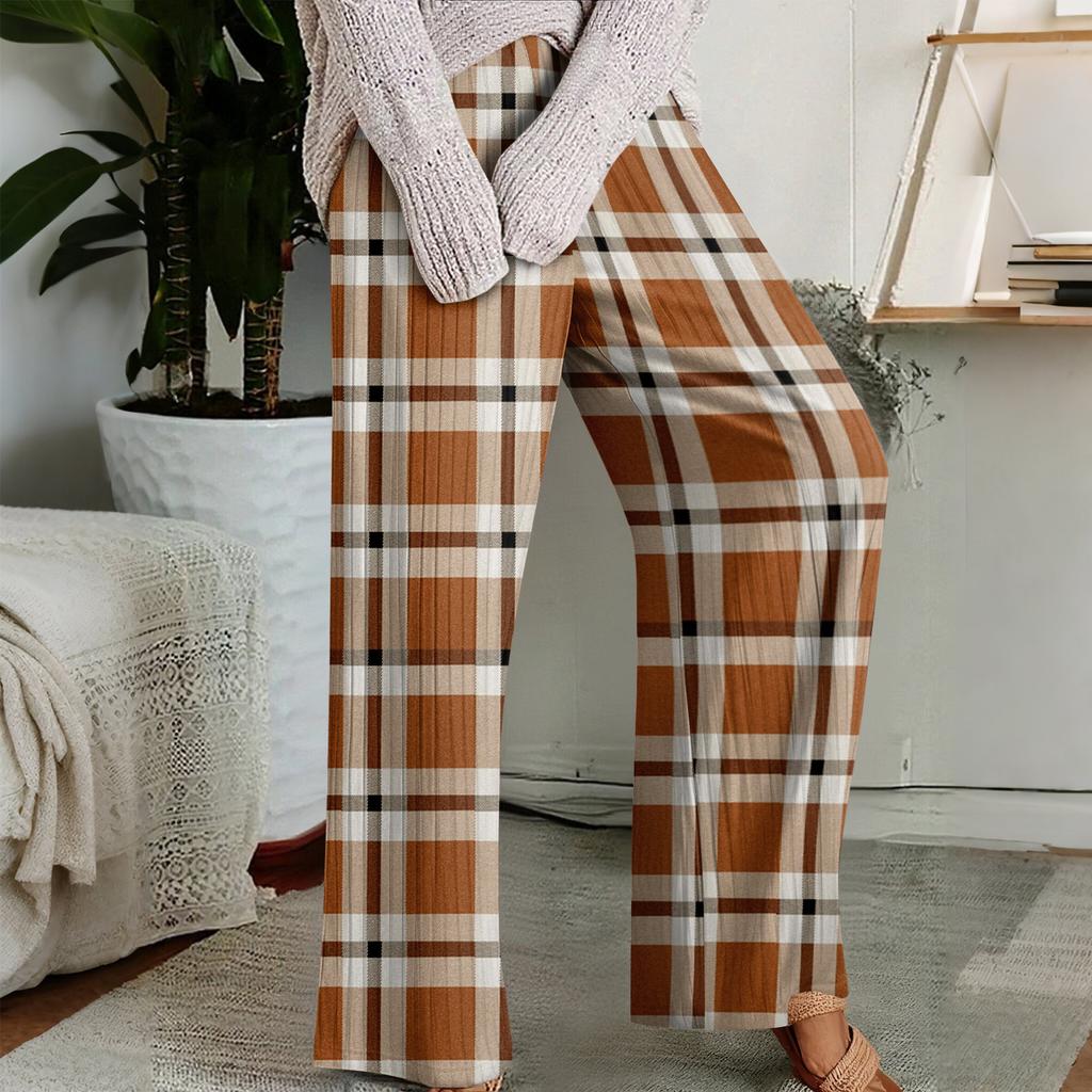 Pajama Pants, Sleepwear, Casual Drawstring Elastic Waist Pants, Comfortable Straight-leg Loose Pants