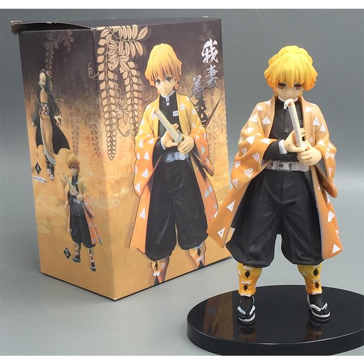 

Убийца демонов Nezuko Tanjirou Zenitsu Inosuke Tengen Sanemi Muichirou Mitsuri Obanai Muzan Akaza Figure Коллекционная модель игрушки