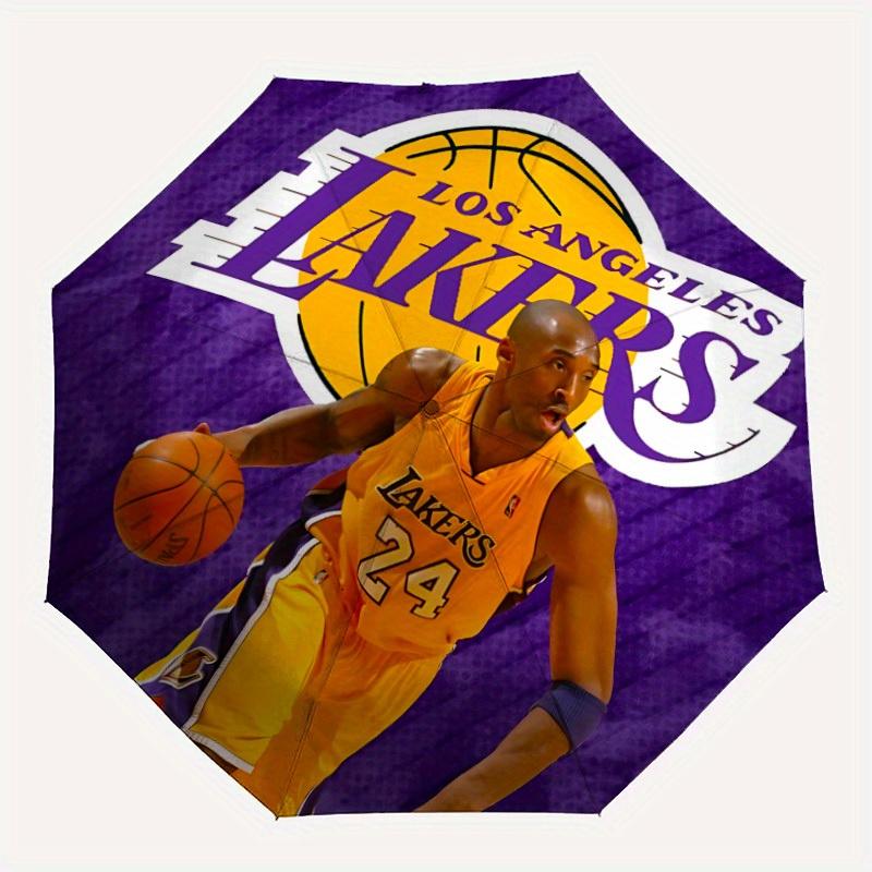 

1 шт. Автоматический складной зонт Lakers Kobe - Легкий, выдвижная конструкция с 8 ребрами прочности, идеально подходит для улицы a0815041