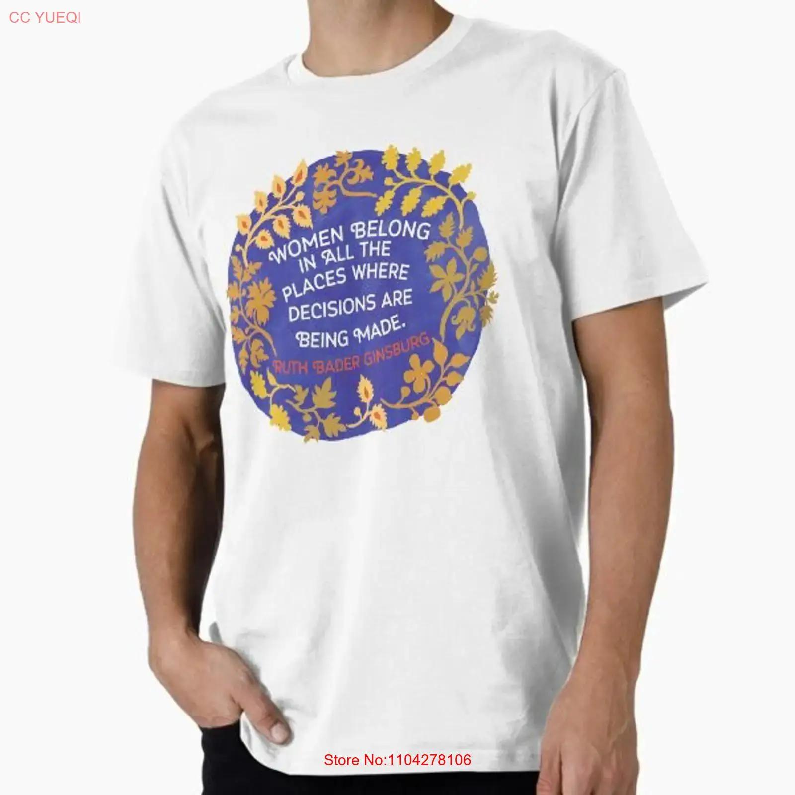 Women Belong In All The Places Wher Made USA Mens T Shirt S to 5XL vintage Washed Breathable designer clothes S разноцветный
