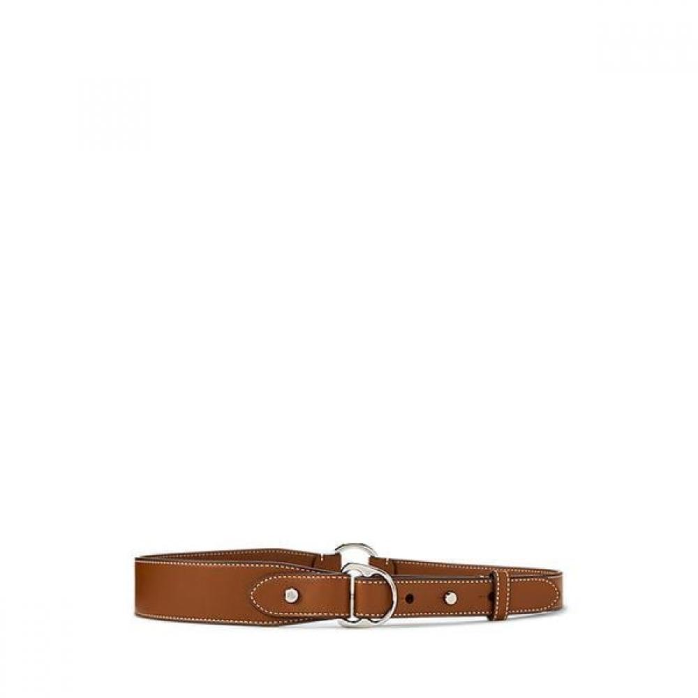 Кожаный ремень Ralph Lauren с D-образным кольцом Walrblt0f320287200 S