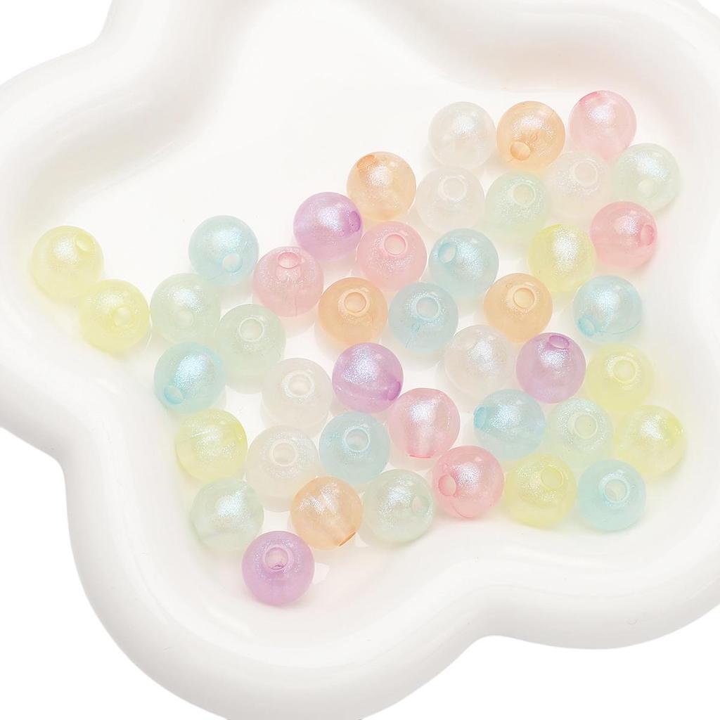 6-16mm 10 STÜCKE/Mehr Acrylperlen Meerjungfrau Runde Perlen für Halskette Armband DIY Schmuckherstellung