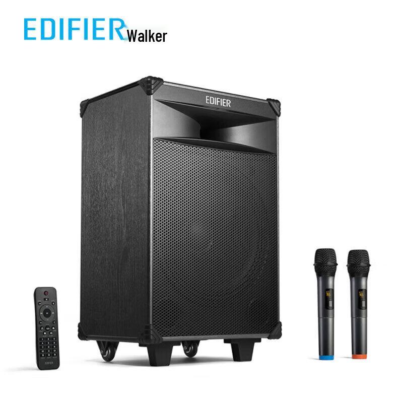 

Edifier PW312 Outdoor Portable Bluetooth Karaoke Speaker with Dual Wireless Mics (CN version)