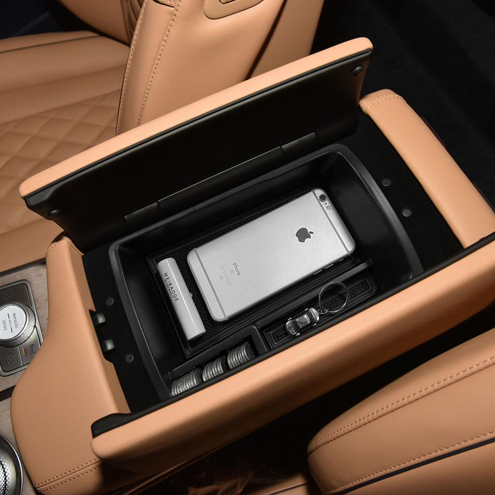 SixthSmoy Center Console Organizer for Genesis GV80 2025 2025 2025 2025 Accessories, Armrest Insert Tray Secondary Storage Box