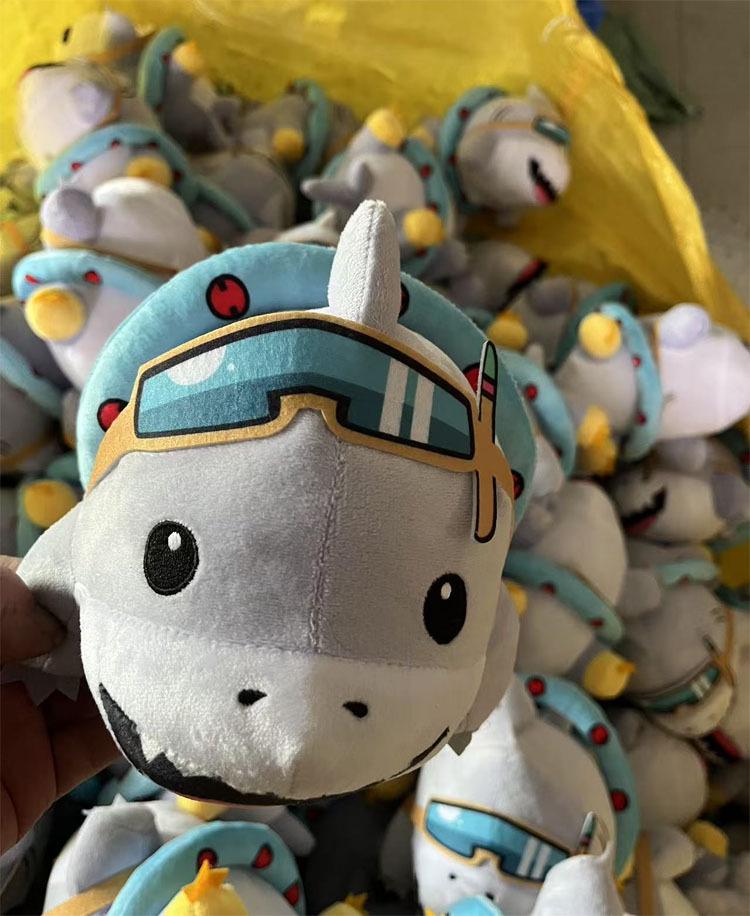 Jeff the Land Shark Plush Doll - Anime Style