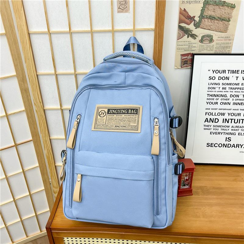 Schoolbag Female Large Capacity Male High School Junior High School Student Middle School Student Backpack Backpack Elementary School