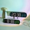 Multifunctional Alarm Clock LED Clock Multifunctional Electronic Clock Simple Desktop Digital Clock Clock 6671