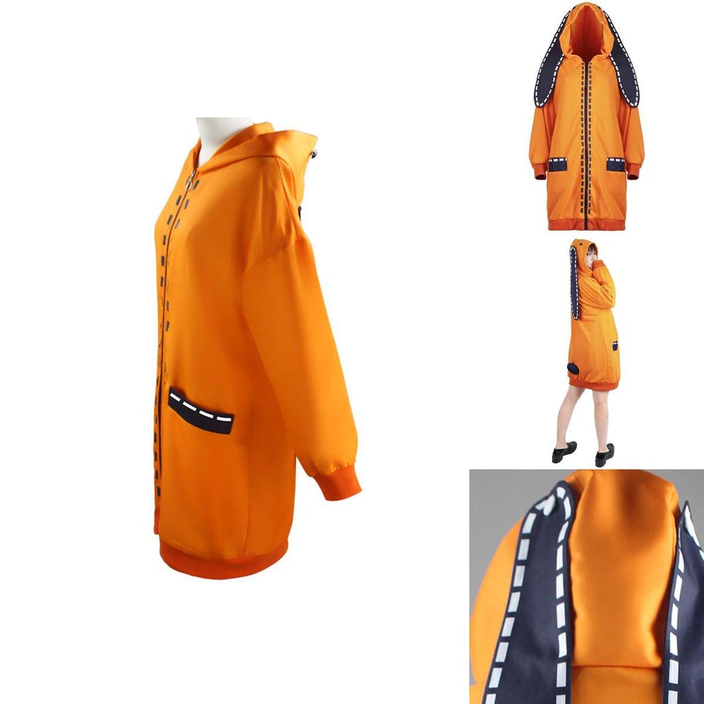Kakegurui Runa Yomozuki Cosplay Costume Stylish Hoodie Coat For Anime Fans