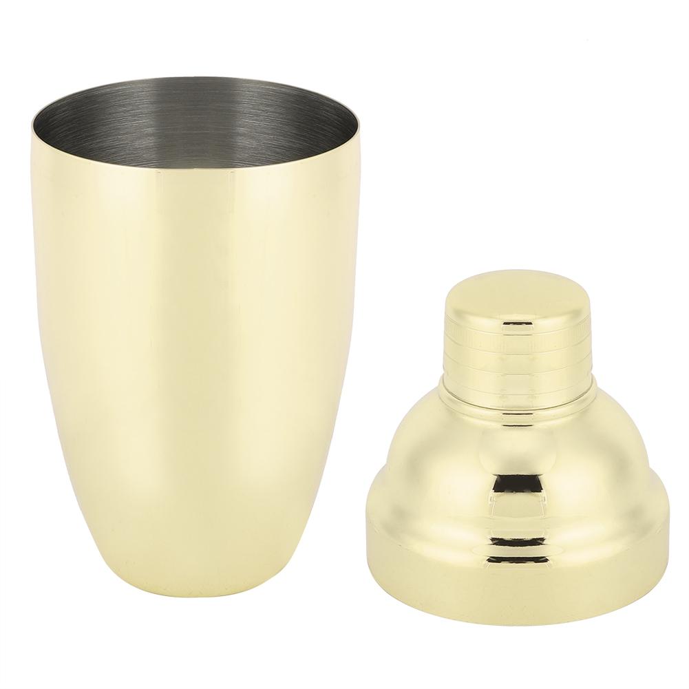 Elegant Manual Shaking Stainless Steel Cocktail Shaker Bar Tool Supplies Accessories