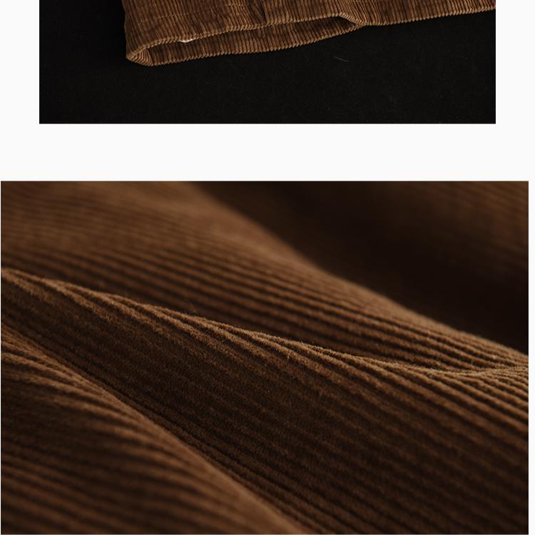 DIMANAF 2025 New Vest Short Corduroy Jacket  Autumn Sleeveless Retro Coat Buttons Women Solid