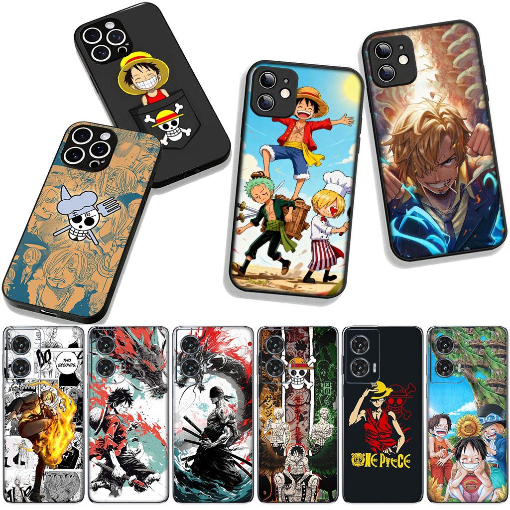 for Motorola Moto Edge 70 60 Fusion 40 NEO 20 Pro G Stylus G56 G96 G73 G52 G41 G42 G51 Case One Sanji Piece Roronoa Zoro Luffy