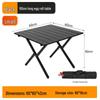 Folding Metal Carbon Steel Roll-up Camping Table and Chair Set
