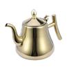Stainless Steel Tea Kettle with Infuser, Coffee Pot for Home, Anti-Scald Design, Smooth Water Flow, Lightweight and Ergonomic Handle,Gold