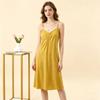 Sommer Western Stil Große Größen Damen Gepunktetes Nachthemd Ärmelloses Camisole Kleid Rüschenbesatz Locker Schmeichelhaft Lässig Loungewear Hauskleid