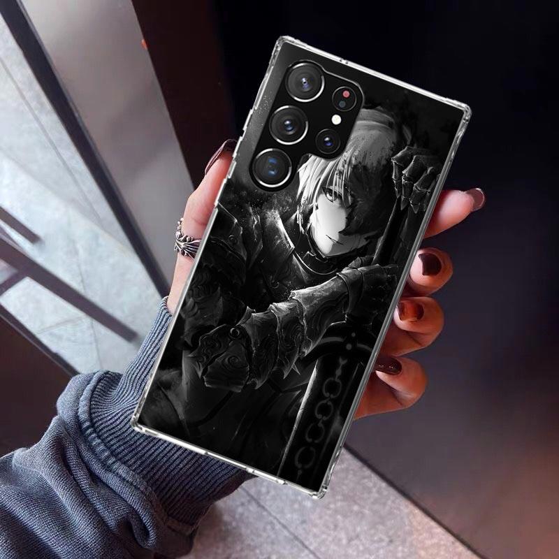 Fate Zero Stay Night Saber Phone Case For Samsung Galaxy S23 S24 S25 Edge S26 Ultra S22 + S21 Plus S20 FE Cover Silicone Print S
