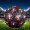 Superhero Print Size 5 Soccer Ball, PU Wear Resistant Football for Match Training and Daily Practice, Birthday Gift for Soccer Fans