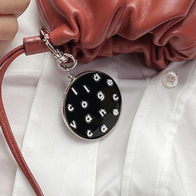 

collagevacance Logo Alphabet Keyring Black