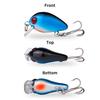 10pcs/box 30mm/1.6g Crank Fishing Lure Artificial Bait with Treble Hooks Plastic Box for Bass Fresh Water and Salt Water Fishing