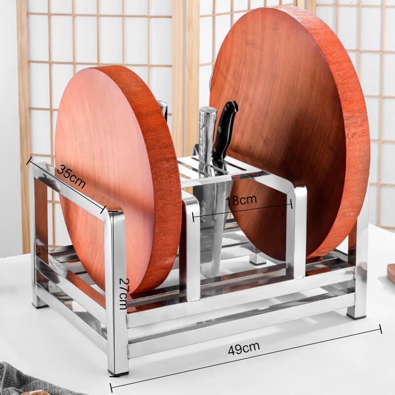 

Commercial Kitchen Cutting Board & Knife Storage Rack