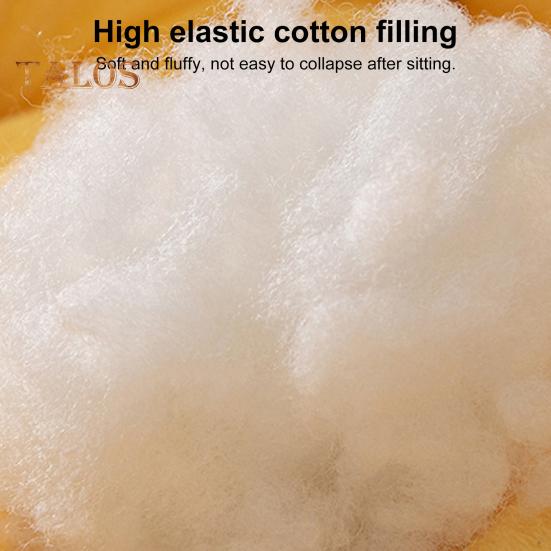 Sedentary Cushion for Office And Home Thickened Ultra Soft Bunny Ear Decor with Back Support Stress-Reducing Non-Slip Rocking Chair Cushion Car